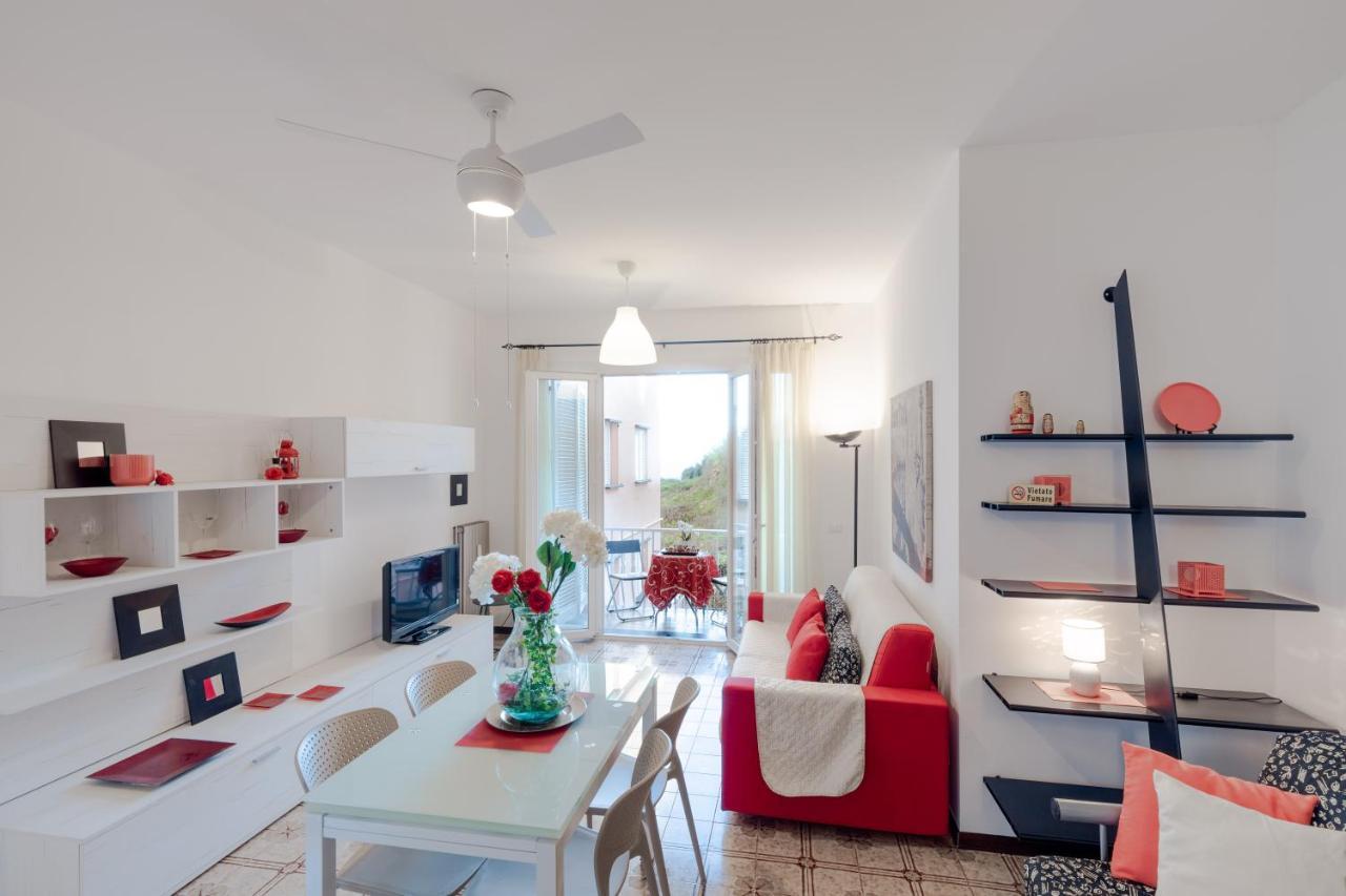 086 - Sunshine Home, 5 Minuti Dalla Spiaggia - Parcheggio Privato Gratis Incluso Ospedaletti Eksteriør bilde